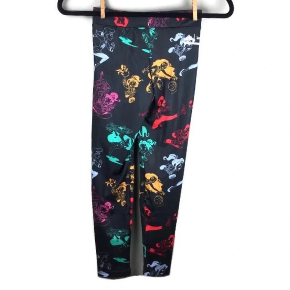 NWT Adidas x Disney Princess Comfy Princesses Aeroready Tights Size Girl’s Small
